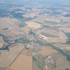 Flugwegposition um 13:28:24: Aufgenommen in der Nähe von Okres Třebíč, Tschechien in 2072 Meter